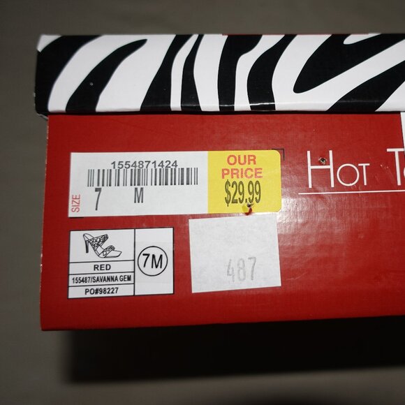 BRAND NEW HOT TOMATO WOMENS RED DRESS SHOES PUMPS SIZE 7M - Picture 7 of 8